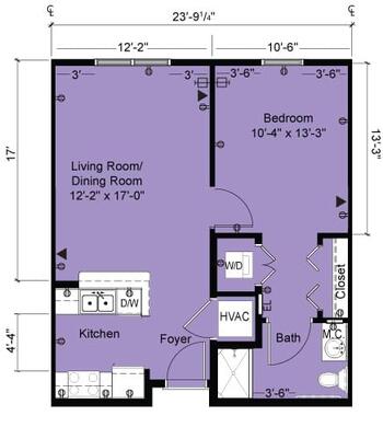 Floorplan of The Oaks of Lousiana, Assisted Living, Nursing Home, Independent Living, CCRC, Shreveport, LA 1