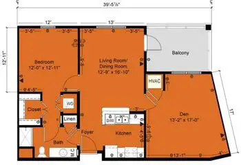 Floorplan of The Oaks of Lousiana, Assisted Living, Nursing Home, Independent Living, CCRC, Shreveport, LA 12
