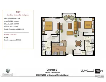 Floorplan of Oklahoma Methodist Manor, Assisted Living, Nursing Home, Independent Living, CCRC, Tulsa, OK 3
