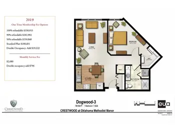 Floorplan of Oklahoma Methodist Manor, Assisted Living, Nursing Home, Independent Living, CCRC, Tulsa, OK 6