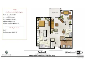 Floorplan of Oklahoma Methodist Manor, Assisted Living, Nursing Home, Independent Living, CCRC, Tulsa, OK 19