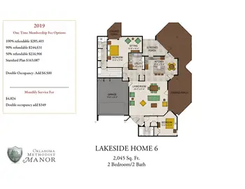 Floorplan of Oklahoma Methodist Manor, Assisted Living, Nursing Home, Independent Living, CCRC, Tulsa, OK 10