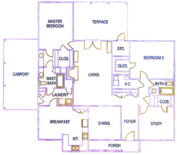 Floorplan of Countryside Village Retirement Community, Assisted Living, Nursing Home, Independent Living, CCRC, Stokesdale, NC 3