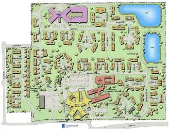 Campus Map of Snyder Village, Assisted Living, Nursing Home, Independent Living, CCRC, Metamora, IL 1