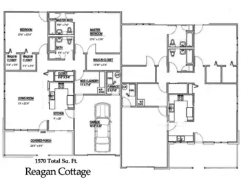 Floorplan of Snyder Village, Assisted Living, Nursing Home, Independent Living, CCRC, Metamora, IL 14
