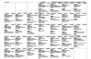 Activity Calendar of Snyder Village, Assisted Living, Nursing Home, Independent Living, CCRC, Metamora, IL 12