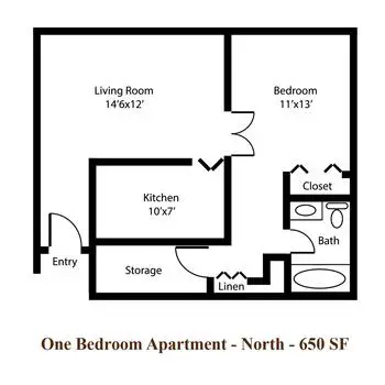 Floorplan of University Village, Assisted Living, Nursing Home, Independent Living, CCRC, Tulsa, OK 11