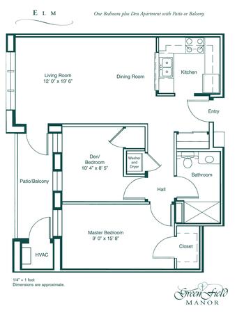 Floorplan of The Green Fields, Assisted Living, Nursing Home, Independent Living, CCRC, Lancaster, NY 7