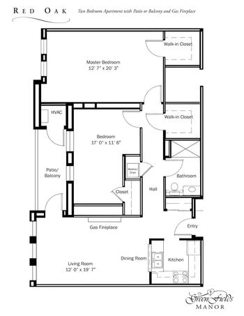 Floorplan of The Green Fields, Assisted Living, Nursing Home, Independent Living, CCRC, Lancaster, NY 11