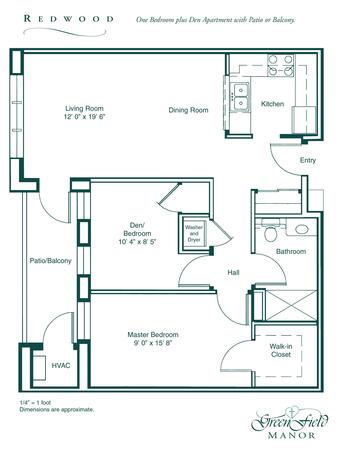 Floorplan of The Green Fields, Assisted Living, Nursing Home, Independent Living, CCRC, Lancaster, NY 12
