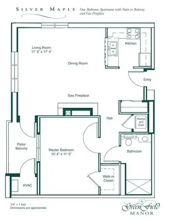 Floorplan of The Green Fields, Assisted Living, Nursing Home, Independent Living, CCRC, Lancaster, NY 13