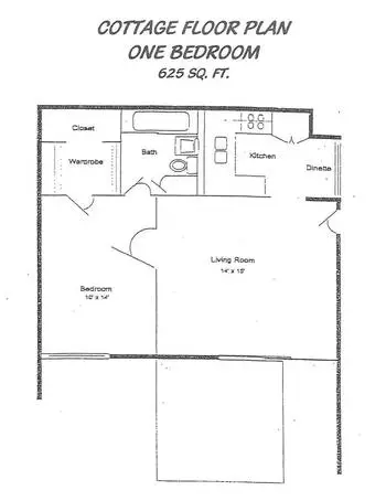 Floorplan of Casa De Modesto, Assisted Living, Nursing Home, Independent Living, CCRC, Modesto, CA 1