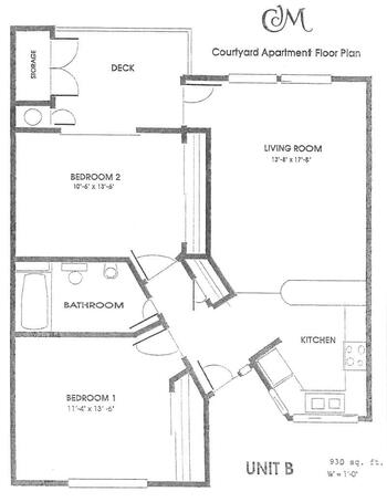 Floorplan of Casa De Modesto, Assisted Living, Nursing Home, Independent Living, CCRC, Modesto, CA 4