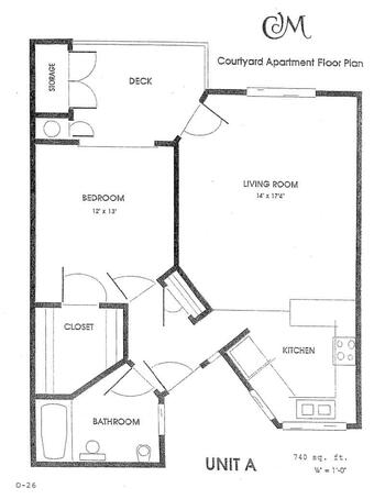 Floorplan of Casa De Modesto, Assisted Living, Nursing Home, Independent Living, CCRC, Modesto, CA 3