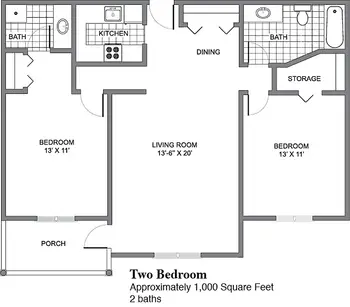 Floorplan of Kingsway Community, Assisted Living, Nursing Home, Independent Living, CCRC, Schenectady, NY 8