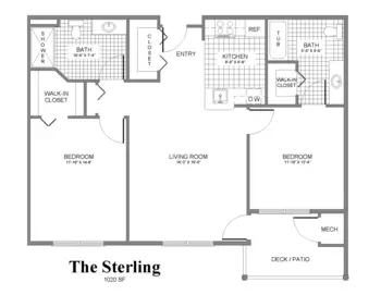 Floorplan of Kingsway Community, Assisted Living, Nursing Home, Independent Living, CCRC, Schenectady, NY 15