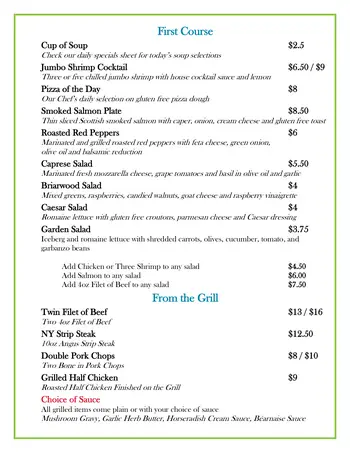 Dining menu of St. John's Meadows, Assisted Living, Nursing Home, Independent Living, CCRC, Rochester, NY 4