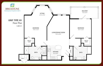 Floorplan of St. John's Meadows, Assisted Living, Nursing Home, Independent Living, CCRC, Rochester, NY 16
