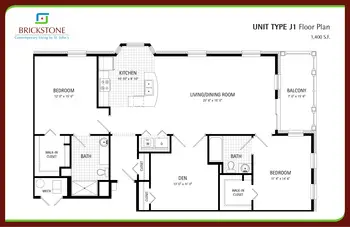 Floorplan of St. John's Meadows, Assisted Living, Nursing Home, Independent Living, CCRC, Rochester, NY 19