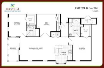 Floorplan of St. John's Meadows, Assisted Living, Nursing Home, Independent Living, CCRC, Rochester, NY 20