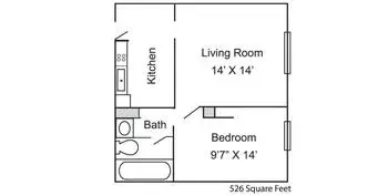 Floorplan of Taylor Residences, Assisted Living, Nursing Home, Independent Living, CCRC, Jacksonville, FL 2