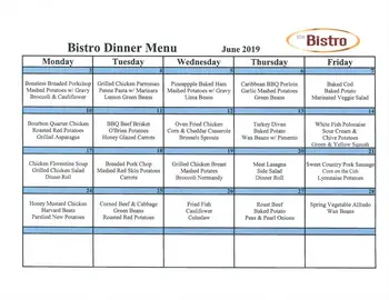 Dining menu of Passavant Community, Assisted Living, Nursing Home, Independent Living, CCRC, Zelienople, PA 3