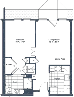 Floorplan of Huntington at Nashua, Assisted Living, Nursing Home, Independent Living, CCRC, Nashua, NH 1