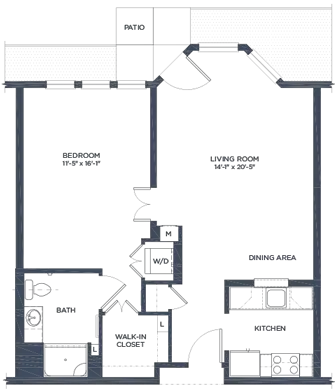 Floorplan of Huntington at Nashua, Assisted Living, Nursing Home, Independent Living, CCRC, Nashua, NH 3