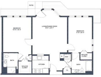 Floorplan of Huntington at Nashua, Assisted Living, Nursing Home, Independent Living, CCRC, Nashua, NH 10