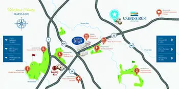 Campus Map of Carsins Run at Eva Mar, Assisted Living, Nursing Home, Independent Living, CCRC, Bel Air, MD 1