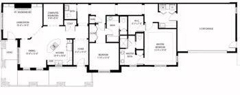 Floorplan of Plantation Estates, Assisted Living, Nursing Home, Independent Living, CCRC, Matthews, NC 4