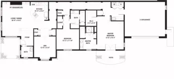 Floorplan of Plantation Estates, Assisted Living, Nursing Home, Independent Living, CCRC, Matthews, NC 5