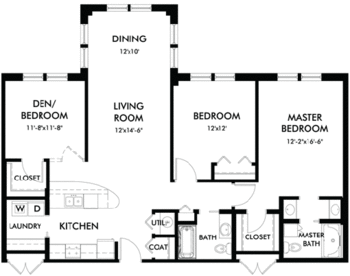 Floorplan of Plantation Estates, Assisted Living, Nursing Home, Independent Living, CCRC, Matthews, NC 11