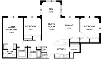 Floorplan of Plantation Estates, Assisted Living, Nursing Home, Independent Living, CCRC, Matthews, NC 12