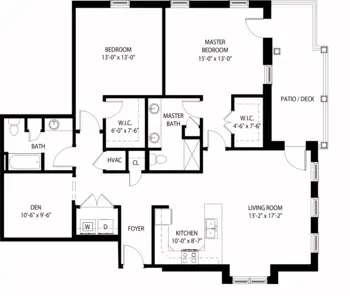 Floorplan of Plantation Estates, Assisted Living, Nursing Home, Independent Living, CCRC, Matthews, NC 13