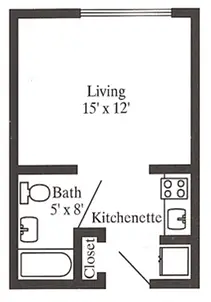 Floorplan of Schmitt Woodland Hills, Assisted Living, Nursing Home, Independent Living, CCRC, Richland Center, WI 2