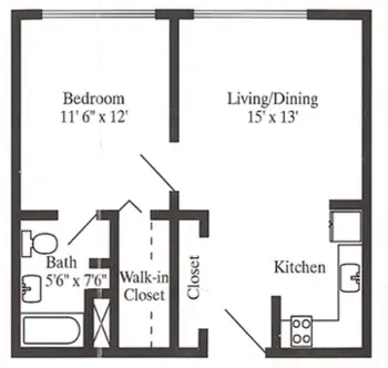 Floorplan of Schmitt Woodland Hills, Assisted Living, Nursing Home, Independent Living, CCRC, Richland Center, WI 4