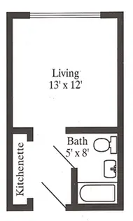 Floorplan of Schmitt Woodland Hills, Assisted Living, Nursing Home, Independent Living, CCRC, Richland Center, WI 5