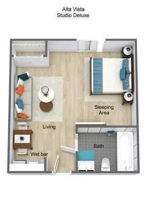 Floorplan of Alta Vista Senior Living, Assisted Living, Vista, CA 3