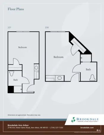 Floorplan of Brookdale Ann Arbor, Assisted Living, Ann Arbor, MI 4