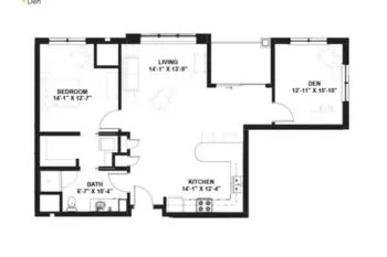 Floorplan of Clarendale at Indian Lake, Assisted Living, Hendersonville, TN 8