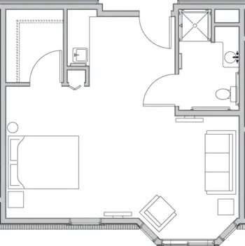 Floorplan of Columbine Commons Assisted Living, Assisted Living, Windsor, CO 1