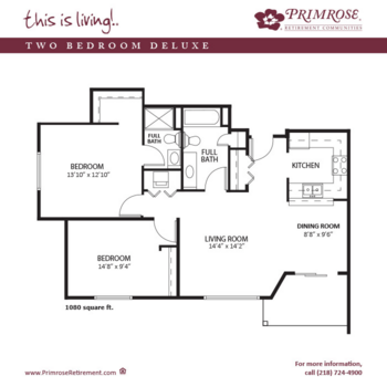 Floorplan of Duluth Primrose, Assisted Living, Duluth, MN 6