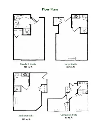 Floorplan of Gaines Park Senior Living, Assisted Living, Kennesaw, GA 1