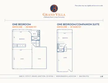Floorplan of Grand Villa Assisted Living, Assisted Living, Grand Junction, CO 1