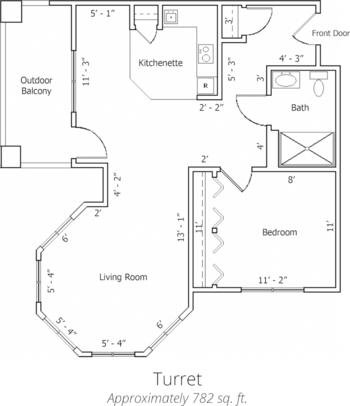 Floorplan of Hearthstone at Murrayhill, Assisted Living, Beaverton, OR 3