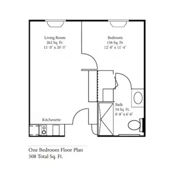 Floorplan of Lamar Court Assisted Living Community, Assisted Living, Overland Park, KS 2