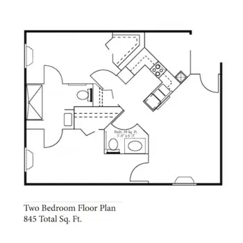 Floorplan of Lamar Court Assisted Living Community, Assisted Living, Overland Park, KS 4
