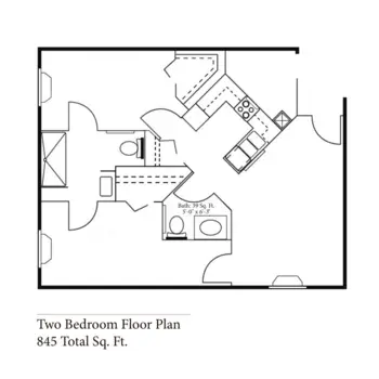 Floorplan of Lamar Court Assisted Living Community, Assisted Living, Overland Park, KS 8