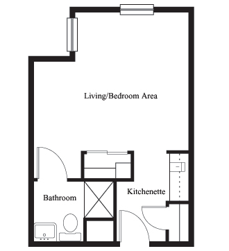 Floorplan of Mason Wright, Assisted Living, Springfield, MA 2